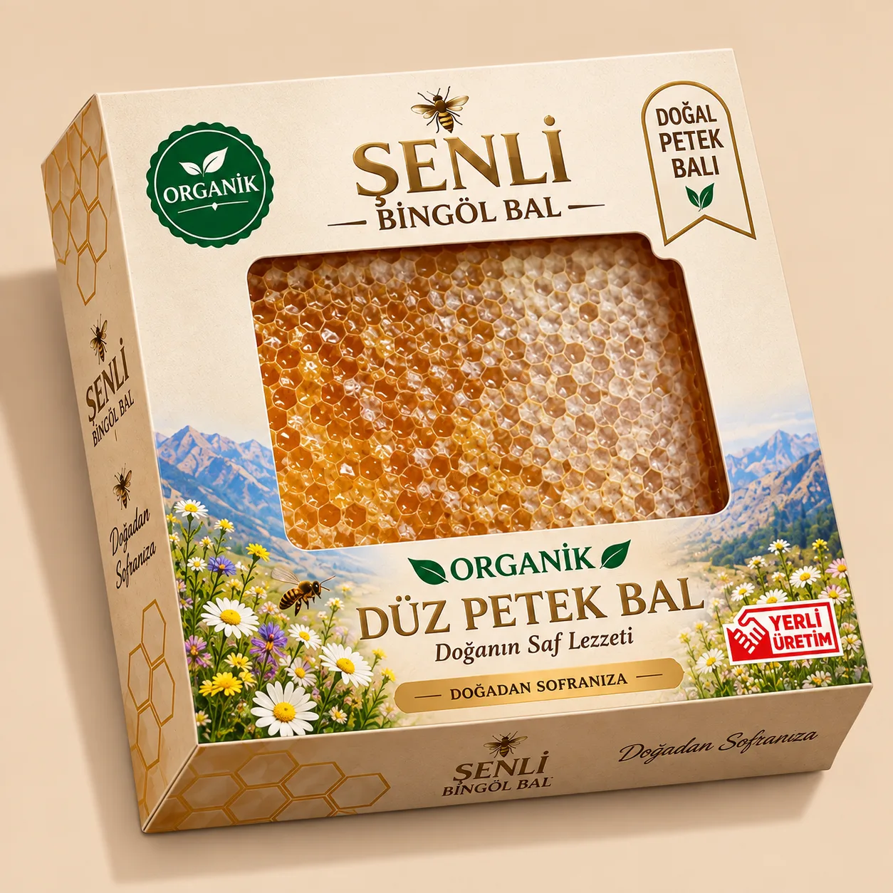 DÜZ PETEK(4KG) BAL