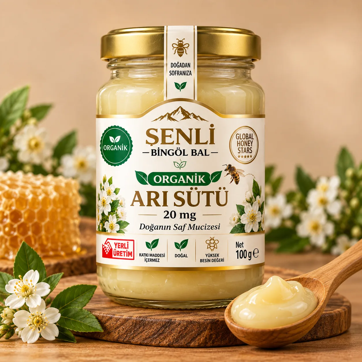 ORGANİK ARI SÜTÜ (20mg)